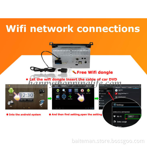 Android Car DVD Player GPS Navigation Wifi 3G for Toyota RAV4 2013 2014 Bluetooth Touch Screen